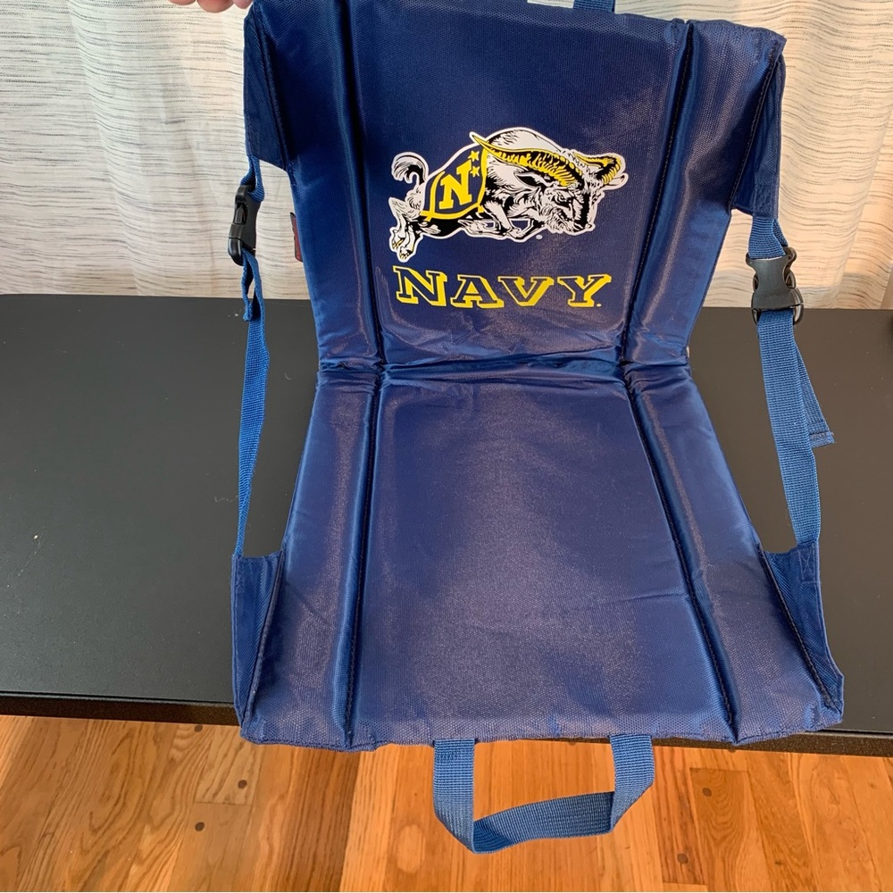 LOGO by Lori Goldstein Navy Blue Stadium Seat
